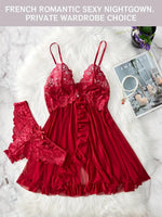 Sexy Lace Chemise Nightgown