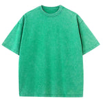 Vintage Acid Wash Cotton T-Shirt