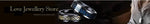 Rotating Heart Zircon Couple Ring Set