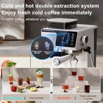 Compact Hot And Cold Espresso Machine