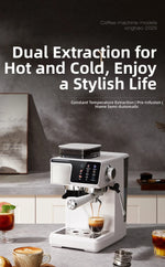 Compact Hot And Cold Espresso Machine