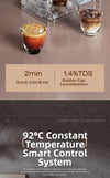 Compact Hot And Cold Espresso Machine
