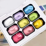 9-Color Gradient Nail Gel Palette
