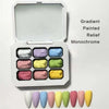 9-Color Gradient Nail Gel Palette